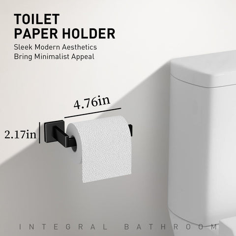 PAHSFS matte black towel hook for versatile bathroom organization.