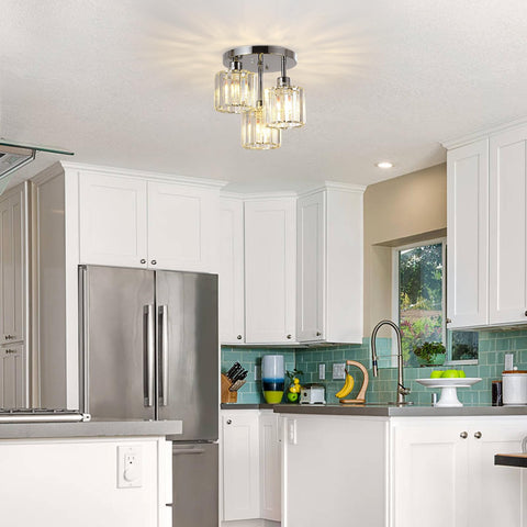 PAUFUL crystal covers reflect light for bright, decorative effects.