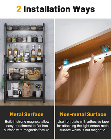 Pak two-pack under-cabinet lights for multi-location lighting