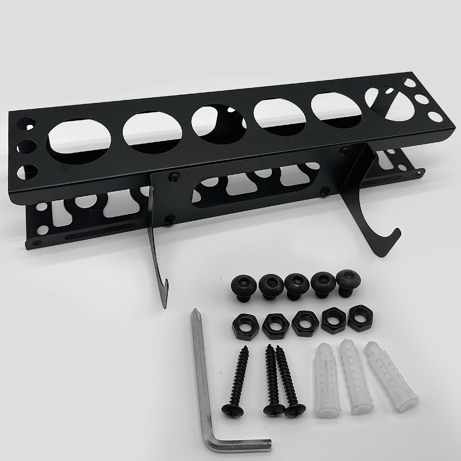 Easy installation with pre-drilled holes and included mounting hardware.
