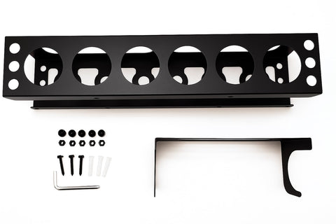 Versatile mounting options suitable for walls, carts, or vans for on-site work.
