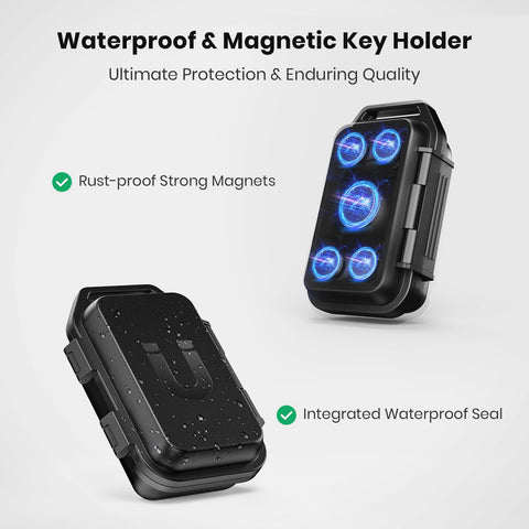 PakWizz five magnet key holder provides strong under-vehicle grip
