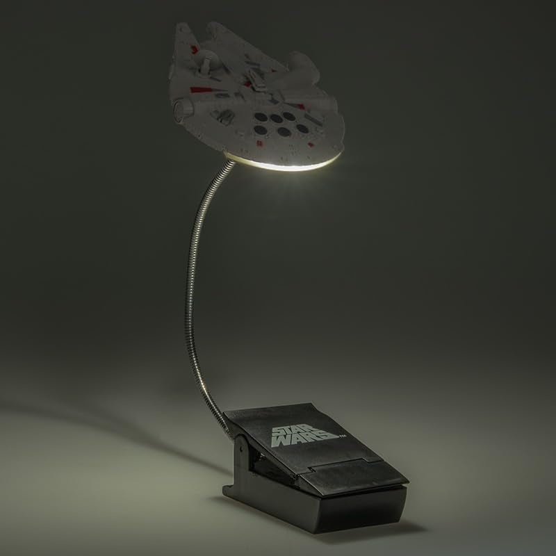 Paladone three light modes illuminate your Millennium Falcon reading scene