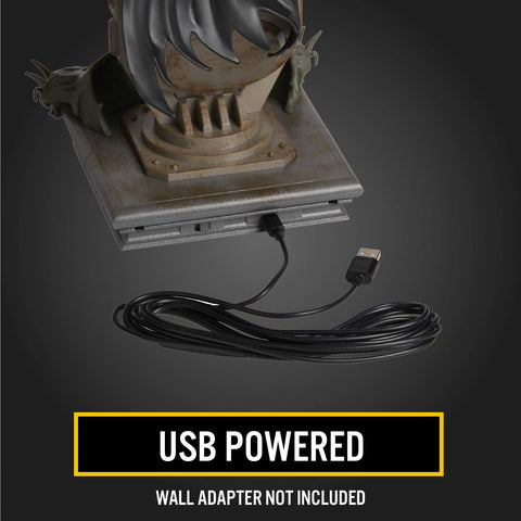Paladone Batman Figurine Light uses USB power for easy setup