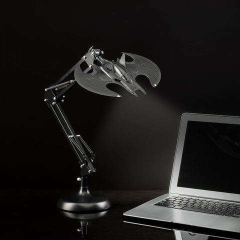 Paladone Black Sleek Desk Lamp provides clean style and strong desk illumination.