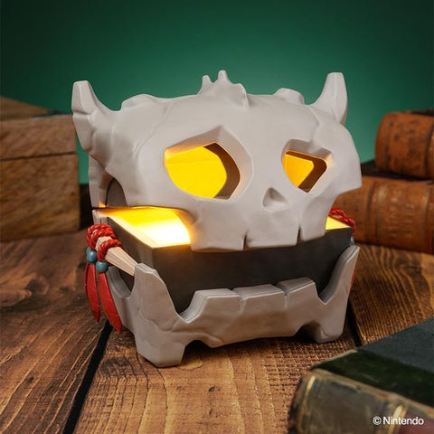 Bokoblin Chest Light yellow glow in a cozy setup