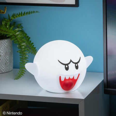 Paladone Boo SquishyGlo soft silicone ghost adds cozy kids rooms decor.