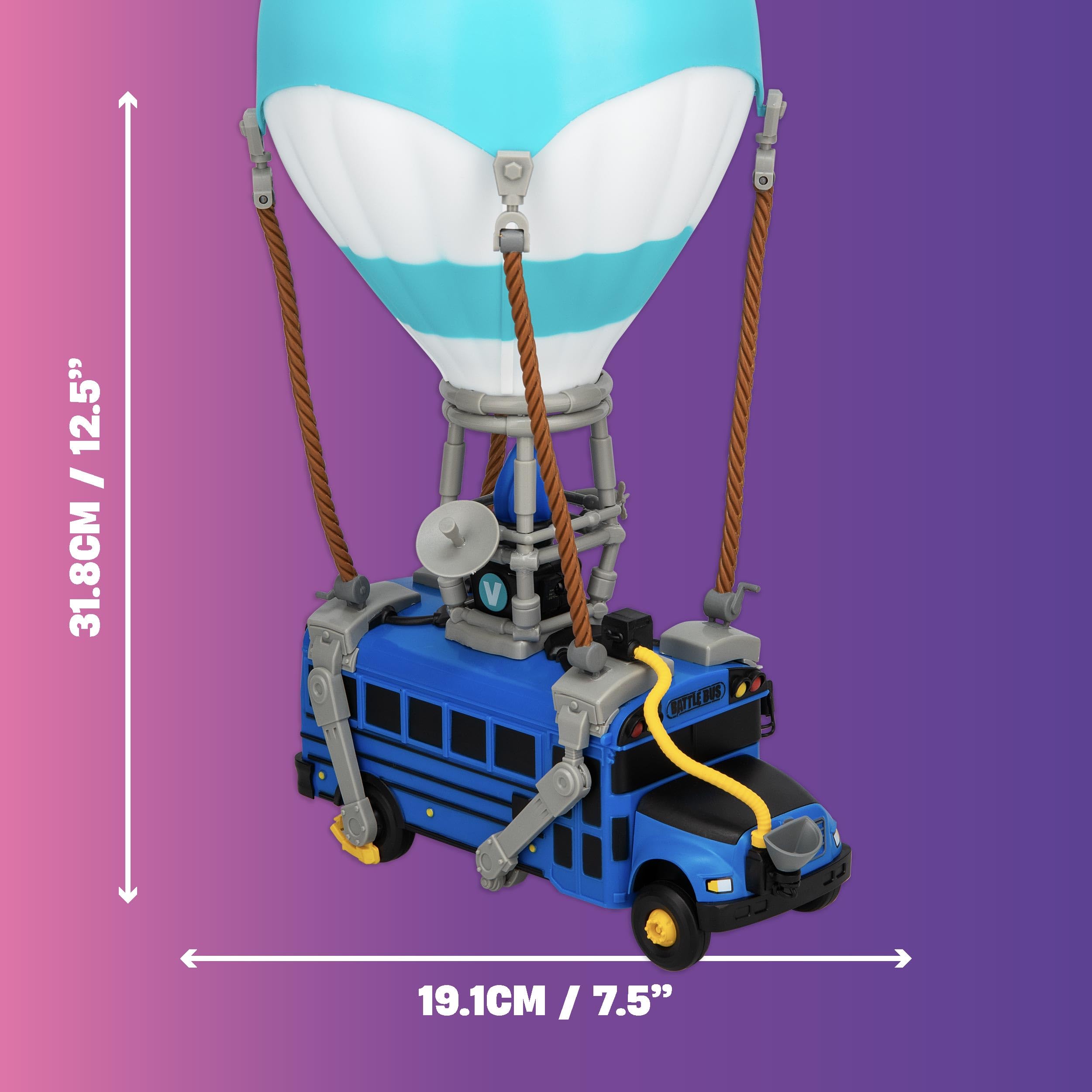 Paladone Battle Bus lamp featuring music-reactive mode for synced vibes.