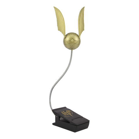 Paladone Golden Snitch reading light clip-on illuminates pages for late-night reading