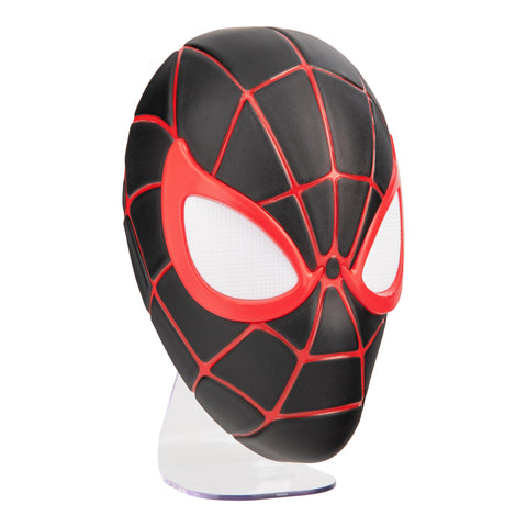 Paladone Miles Morales mask LED light on wall mount for bold ambient glow