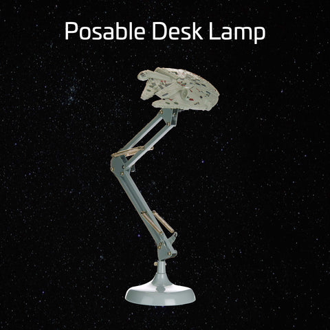 Paladone Millennium Falcon lamp with USB cable for easy power.