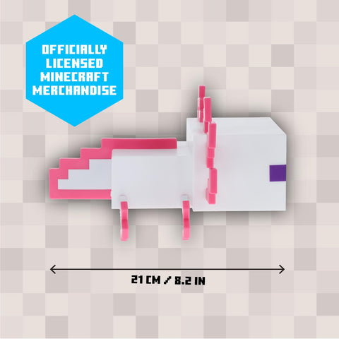 Paladone Minecraft Axolotl Light is officially licensed, making a great gamer gift.