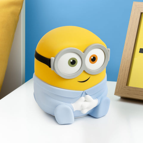 Paladone Minions Bob SquishyGlo official license reinforces authentic Minions décor.