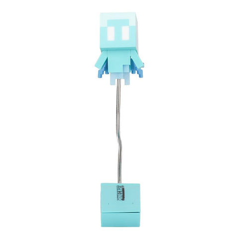 Officially licensed Minecraft lighting adds authentic decor to a room.