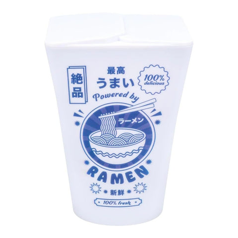 Paladone Ramen Box Light front view emits warm ambient glow for desk use
