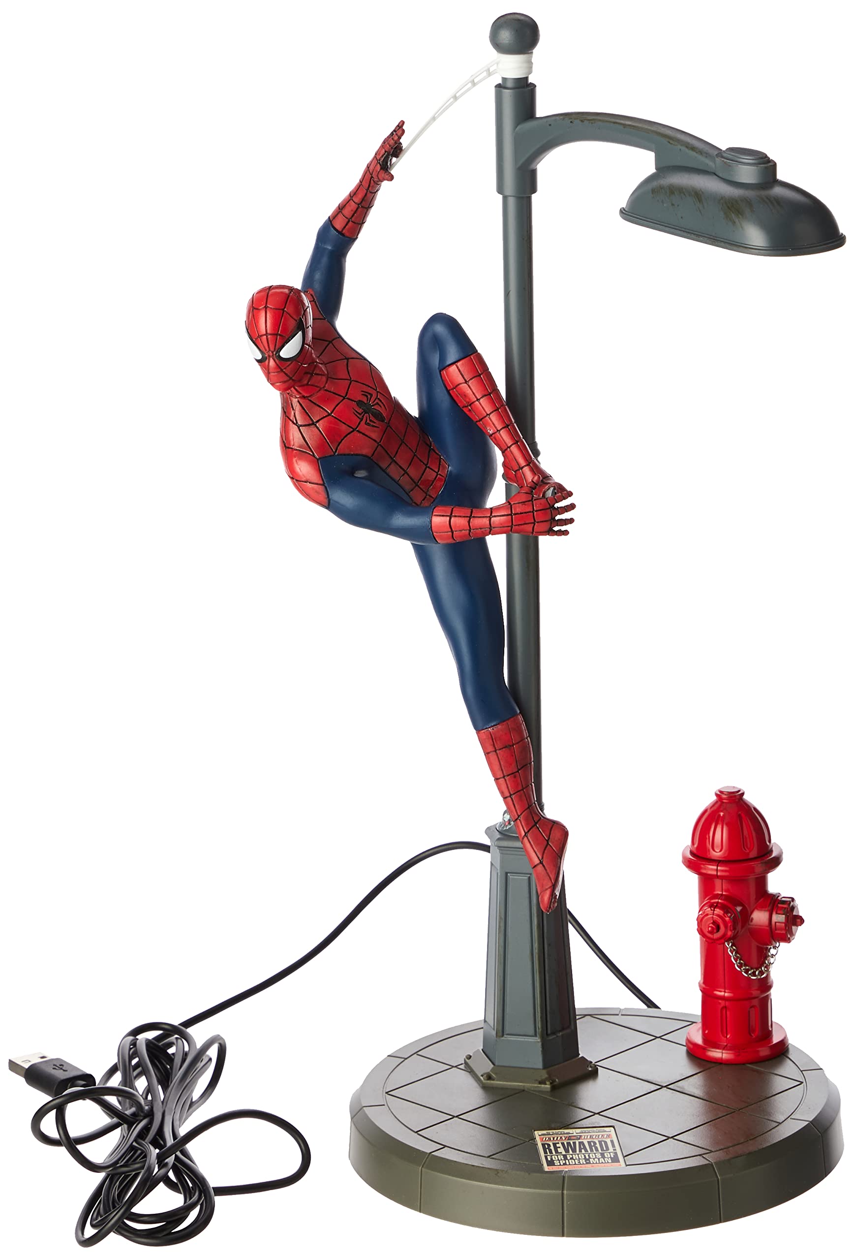 Paladone Spiderman official licensed lamp adds Marvel charm to any room.