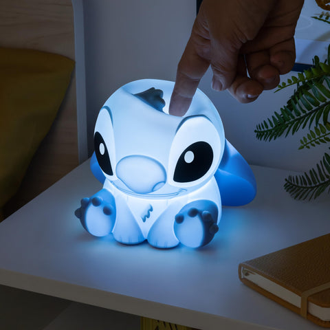 Paladone Stitch squishy lamp charging with USB-C for cordless convenience