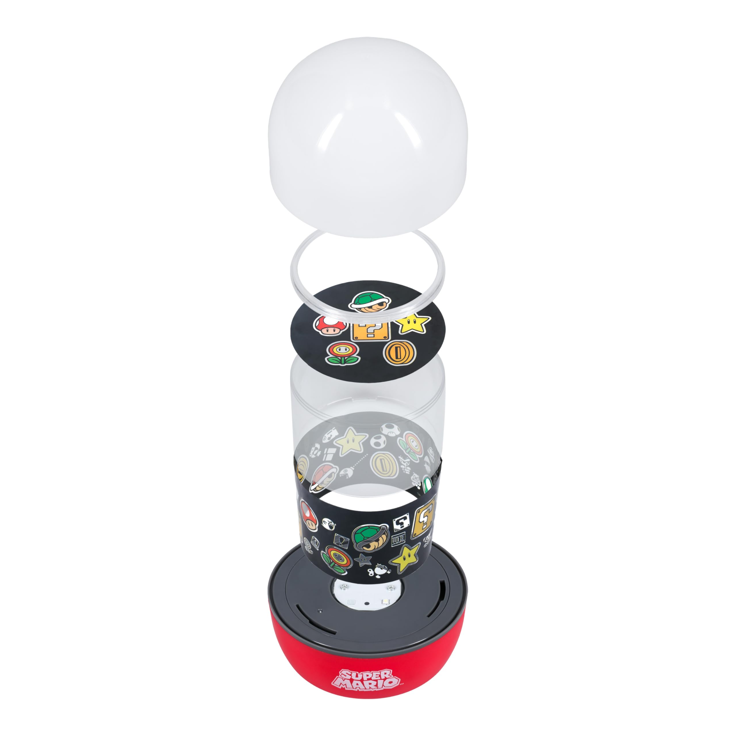 Paladone Super Mario Projection Light bedtime ambience: interactive scenes create a magical bedtime routine