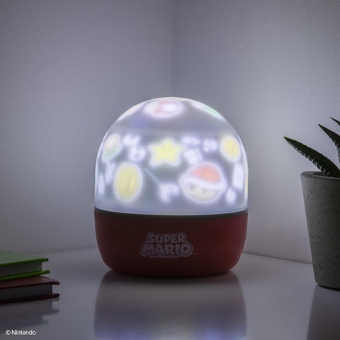 Paladone Super Mario Projection Light room decor: nostalgic gaming decor for your space