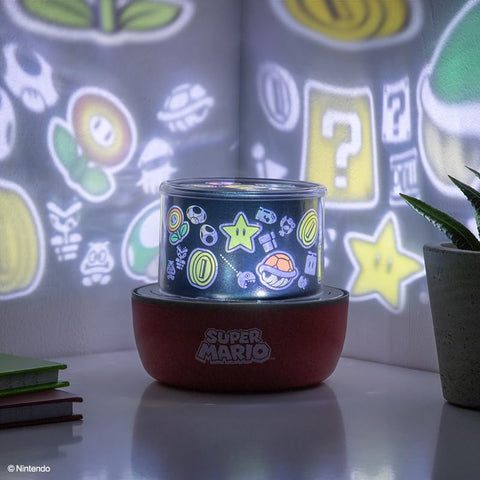 Paladone Super Mario Projection Light USB powered: easy setup with cable included