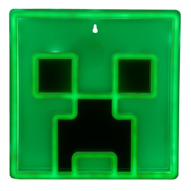 Paladone wall-mount Creeper light saves space and creates focus.