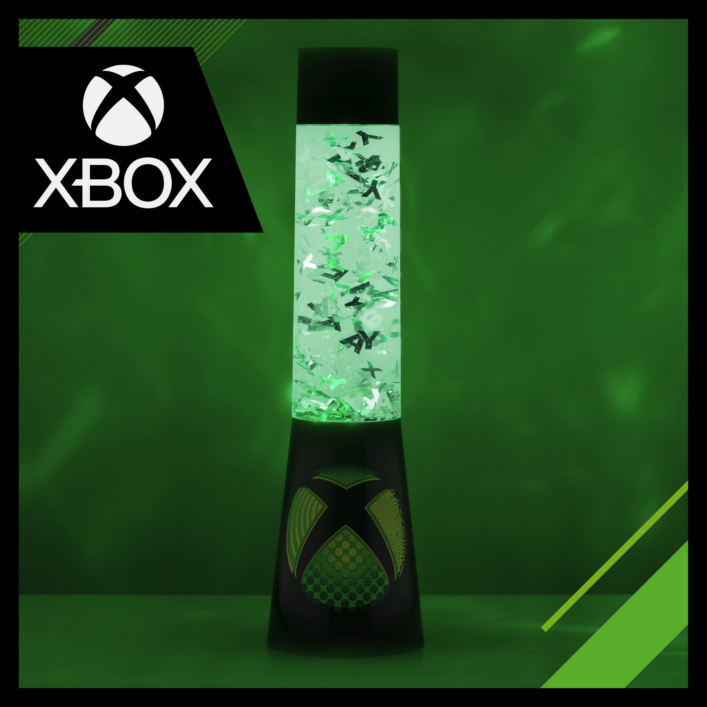 Officially licensed Paladone Xbox Flow Lamp as collectible pop culture decor