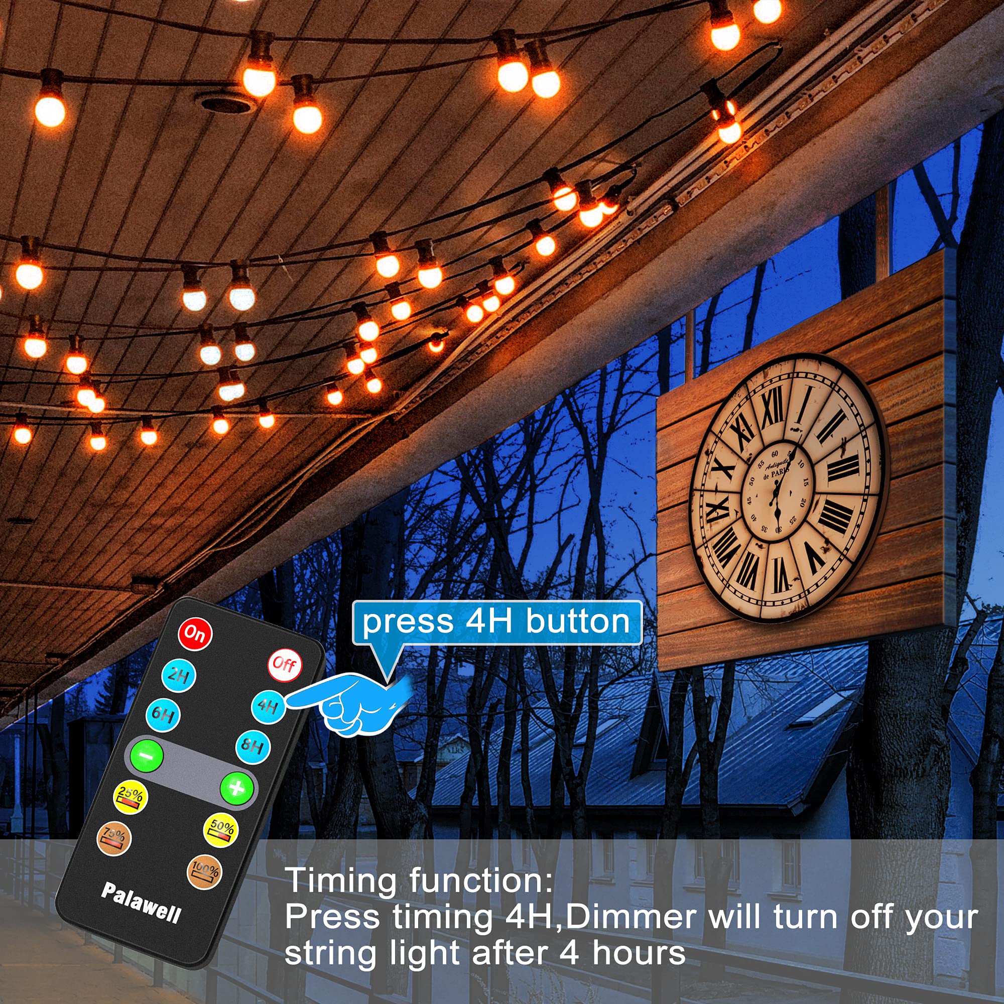 Palawell 350W dimmer controls multiple bulbs for larger outdoor setups