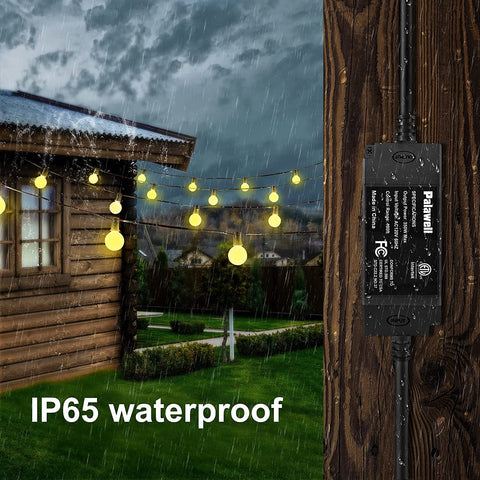 Palawell grounded plug ensures safe connection for LED and incandescent bulbs
