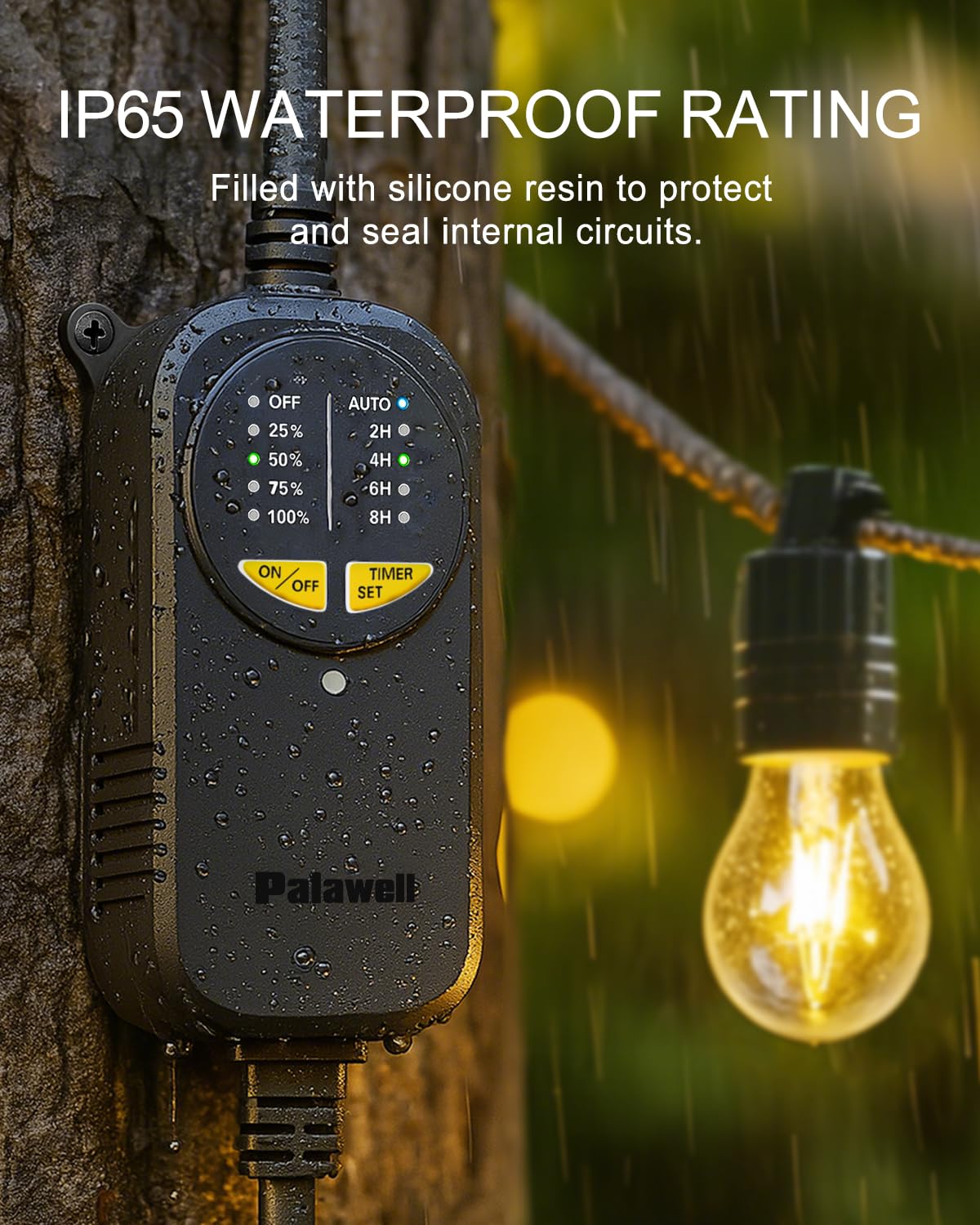 Palawell Plug-and-Play setup requires no tools or wiring.