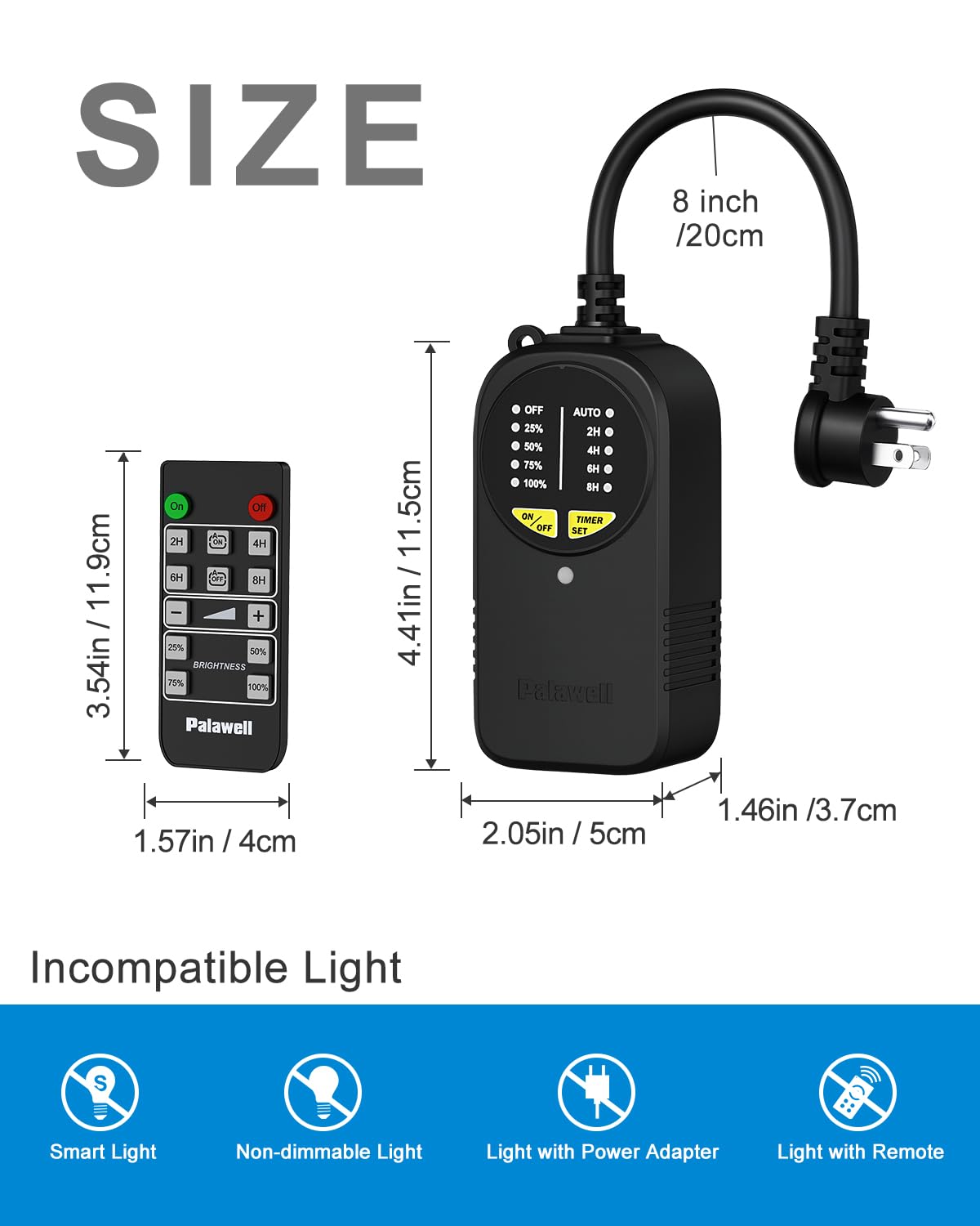 Palawell Remote pairing avoids interference when using multiple units.
