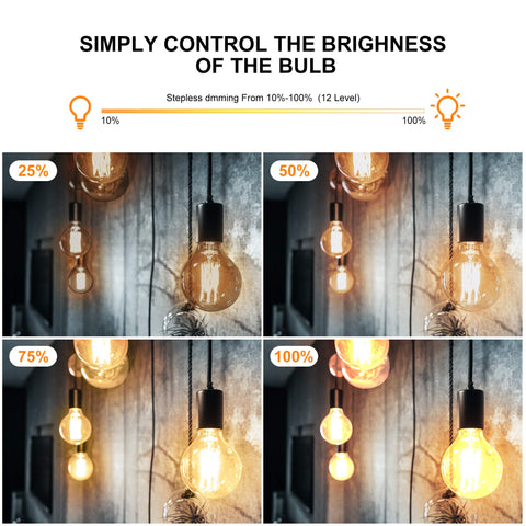 Palawell remote control dimmer with 600W output for easy wireless brightness.