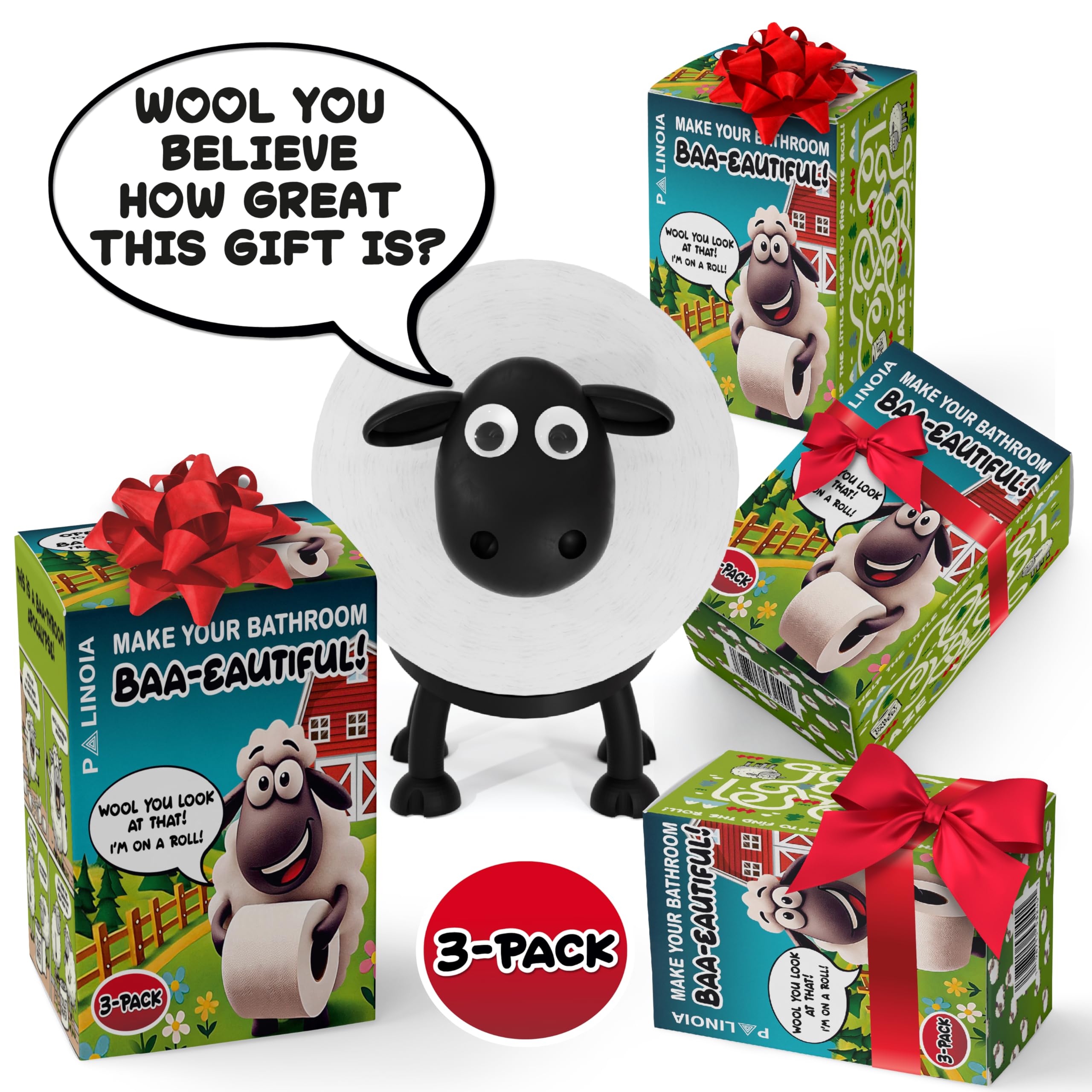 Palinoia Black Sheep holds multiple rolls for convenient storage.