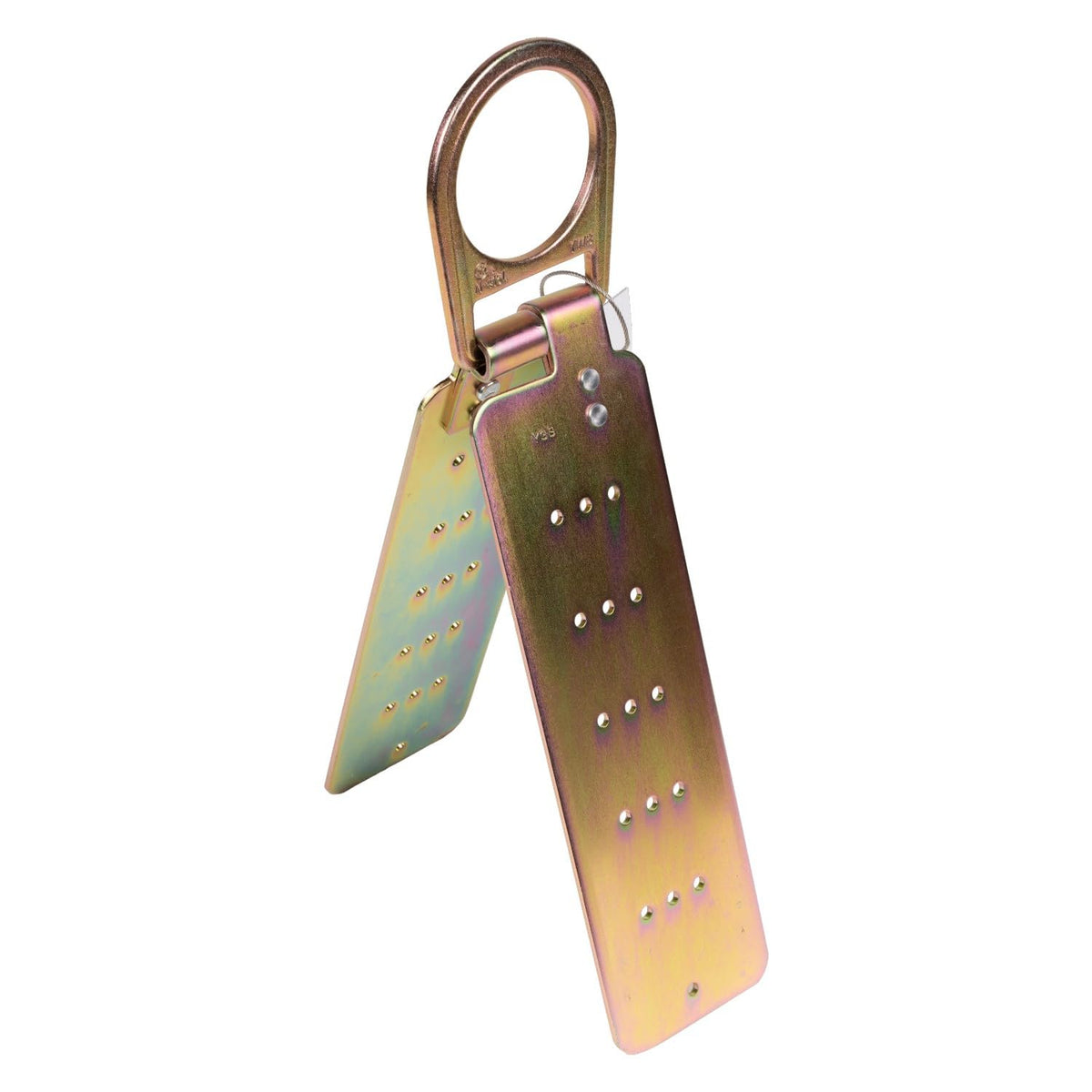 Palmer Safety roof anchor bracket with metal connection supports fall protection on job sites