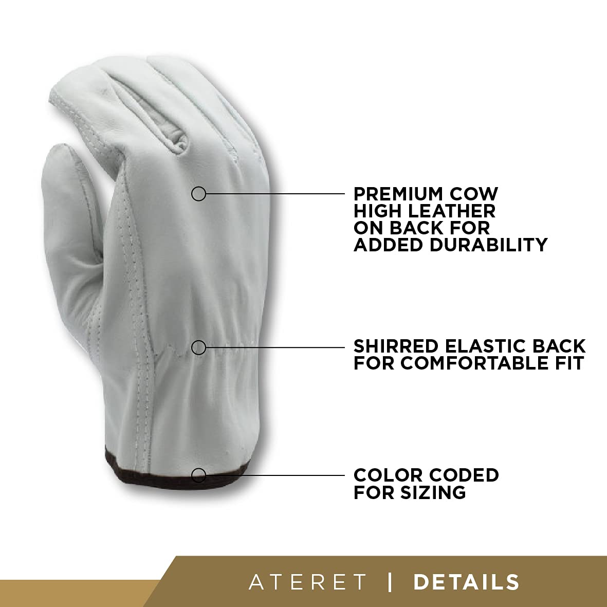 Palmer Safety keystone-thumb design improves grip and finger flexibility