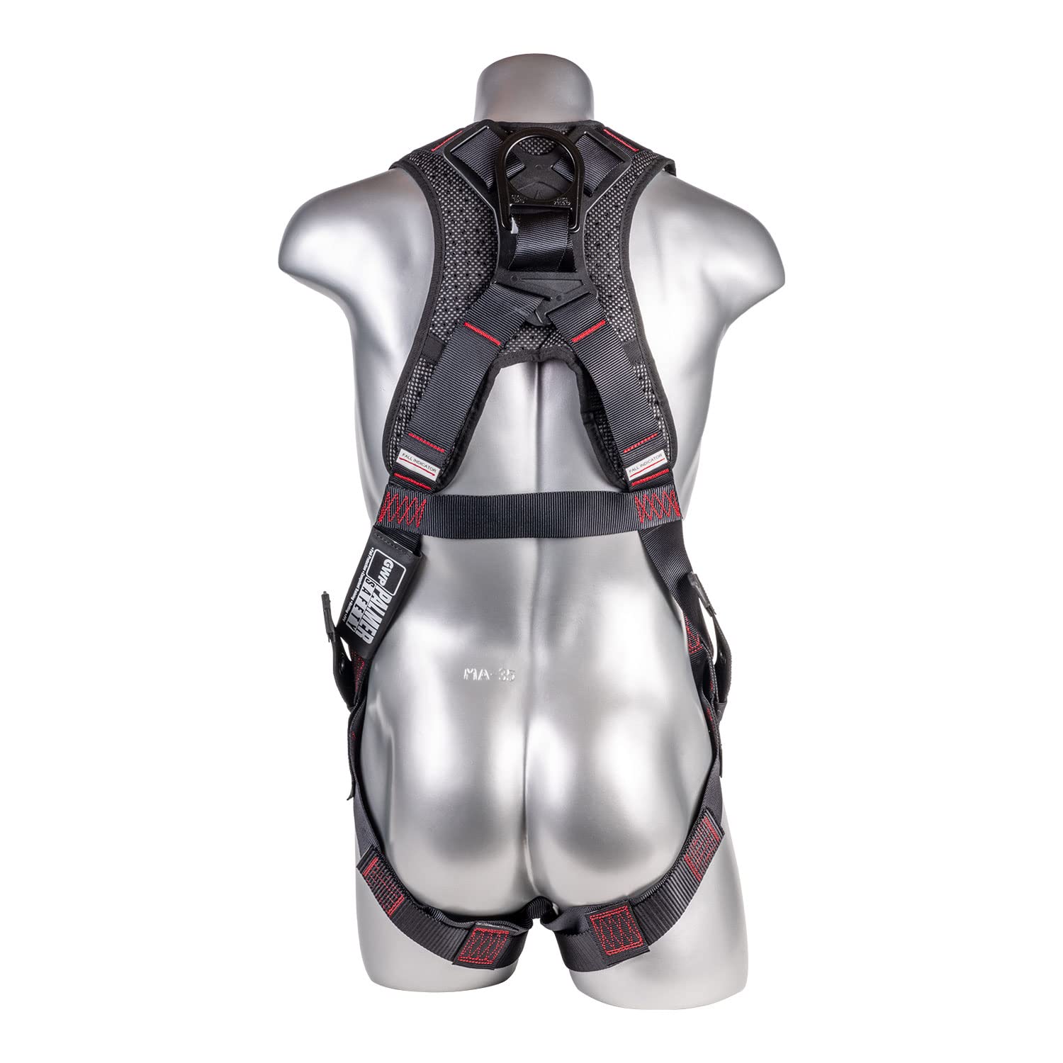 Palmer Safety ATERET sewn-in back pad enhances comfort during long wears