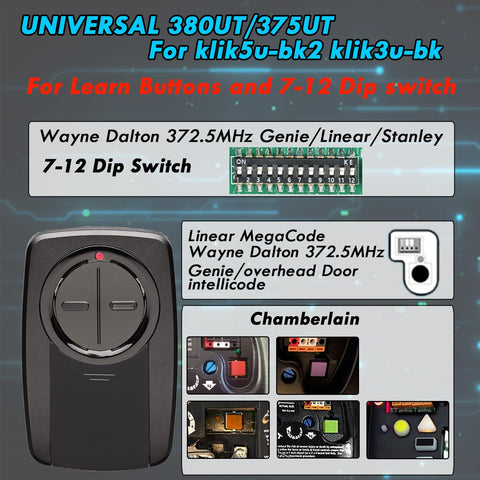 Palohob 375UT remote in compact form ideal for simple installation