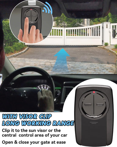 Palohob package includes battery, visor clip, and user manual