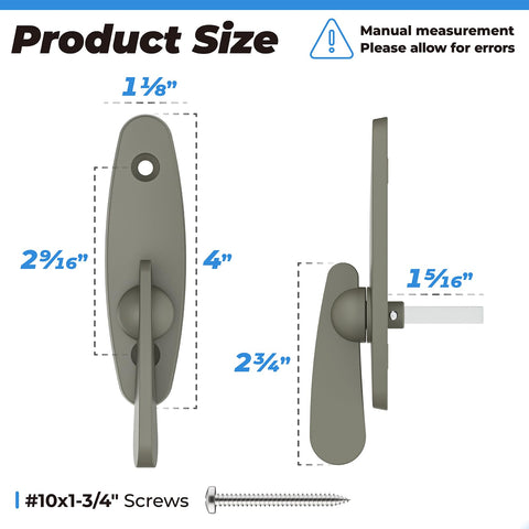 PalpitateC Andersen Tribeca gliding door latch installed for smooth operation