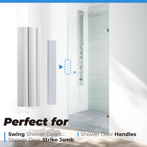 Fits glass thicknesses 1/8 to 1/4 inch for versatile use