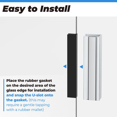 Quick snap-on installation demonstrates easy magnetic strip mounting