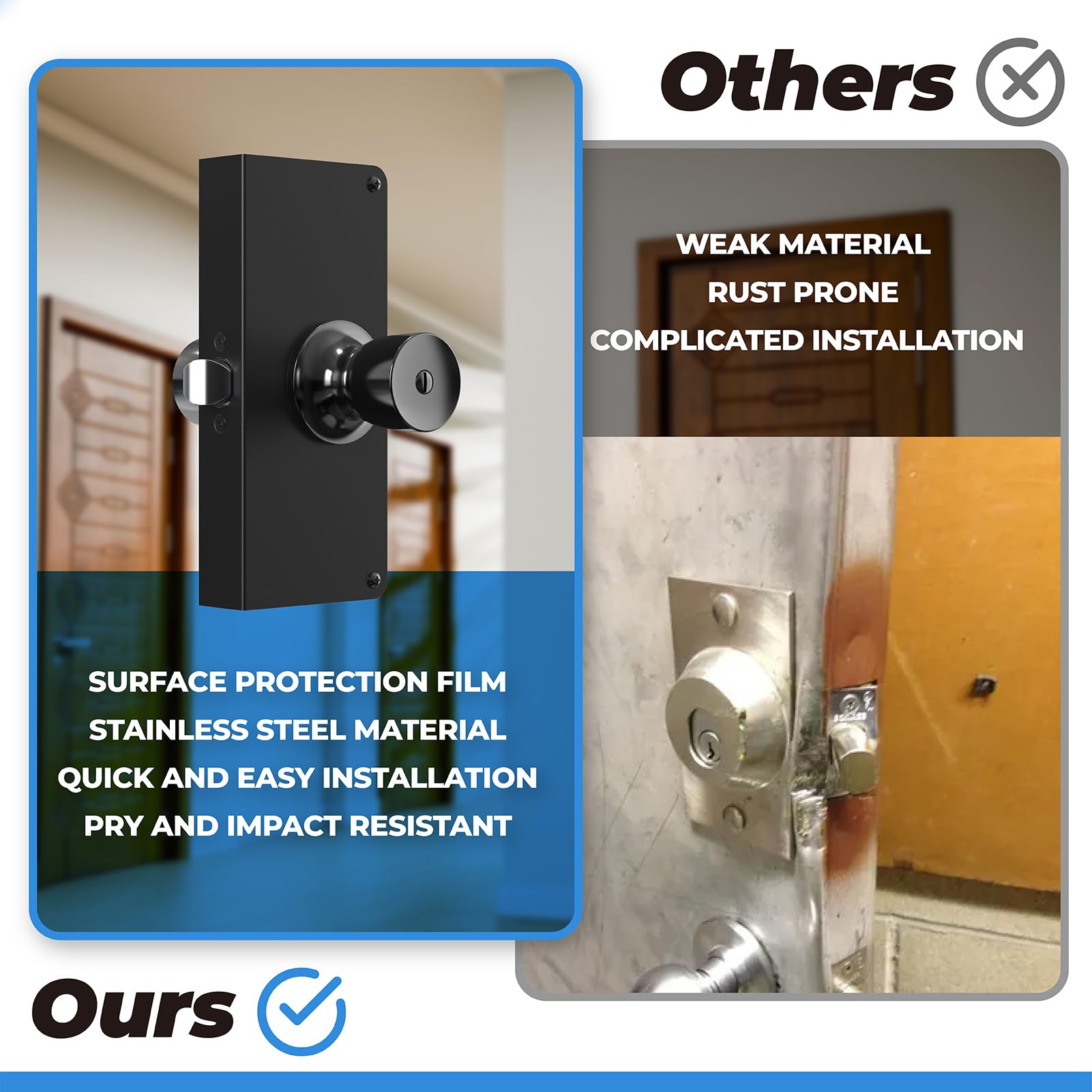 PalpitateC interior door reinforcement supports busy spaces with durable protection.