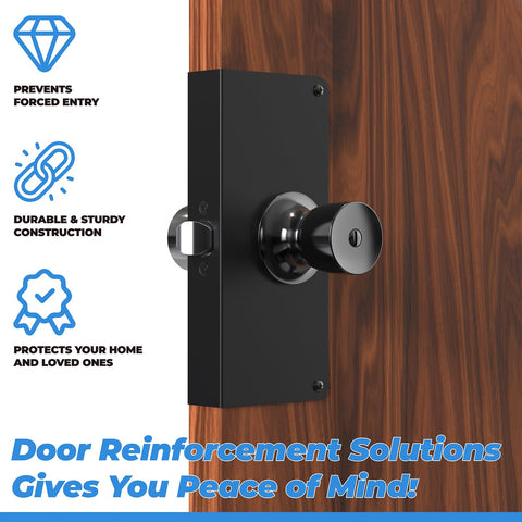 PalpitateC wraparound design strengthens the door edge without altering trim.