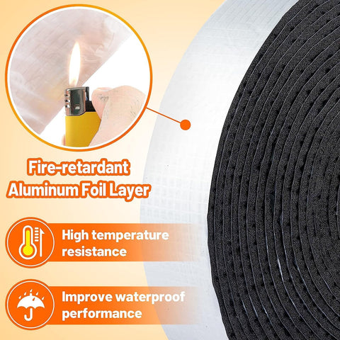 Pamase foam insulation detail highlights skin-friendly material and simple handling.