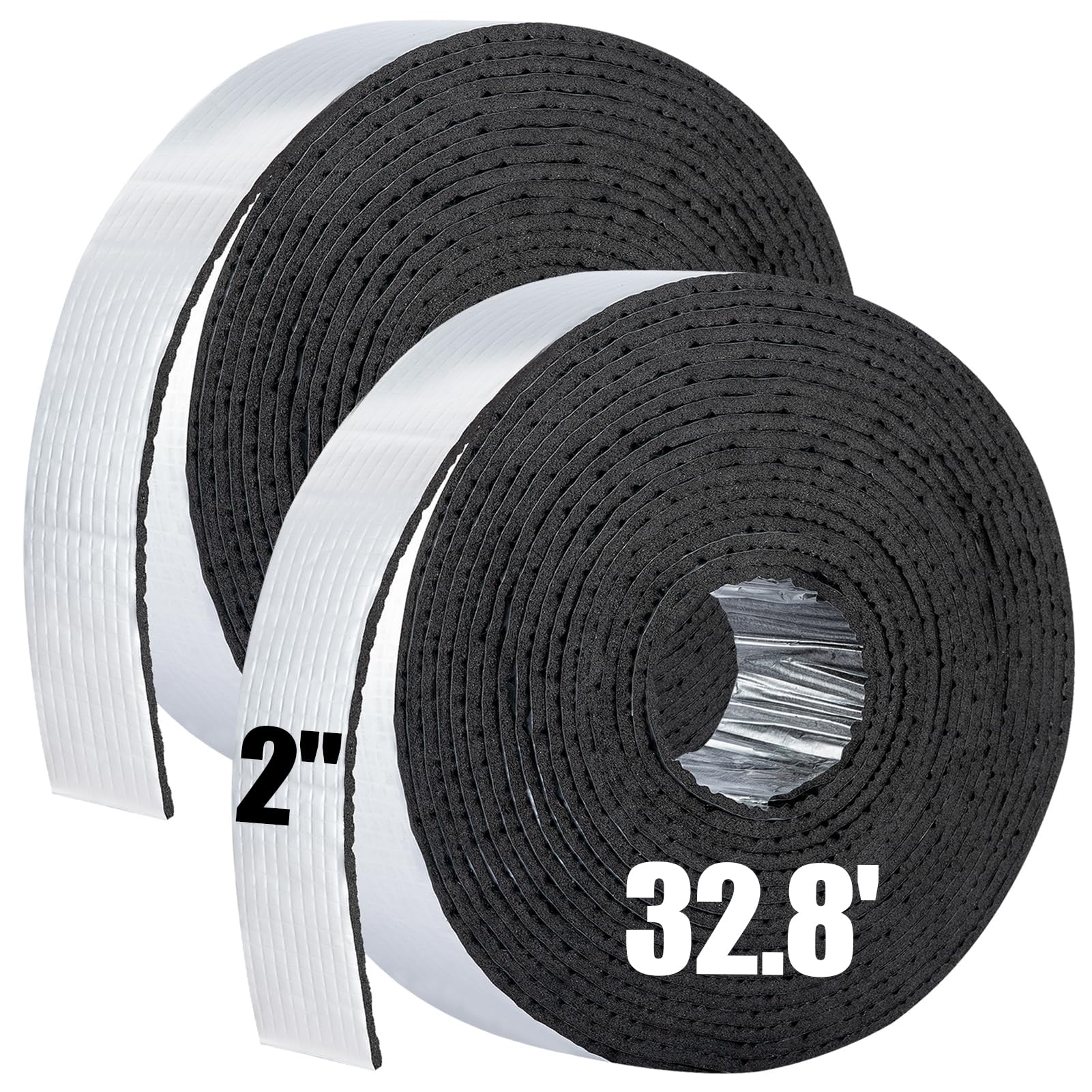 Pamase pipe insulation tape roll shown for outdoor pipe protection and energy savings.