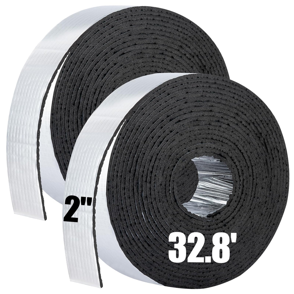Pamase pipe insulation tape roll shown for outdoor pipe protection and energy savings.