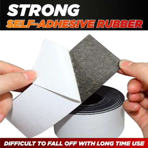 PAMAZY rubber sheet roll ideal for DIY gaskets and noise reduction projects.