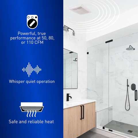 4 and 6 inch ducting options extend ductwork compatibility.
