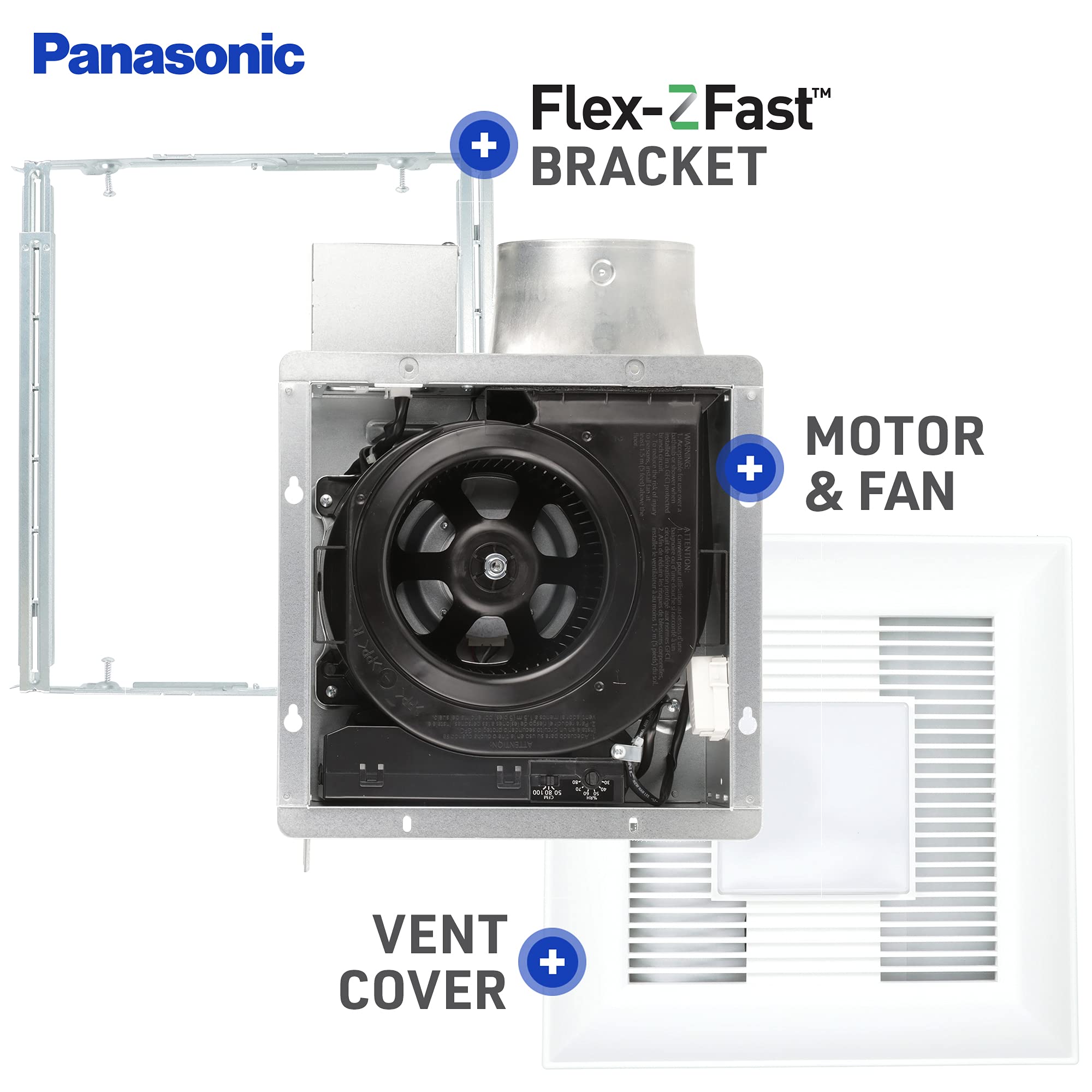 Panasonic FV-0510VSCL1 Pick-A-Flow switch enables customizable airflow