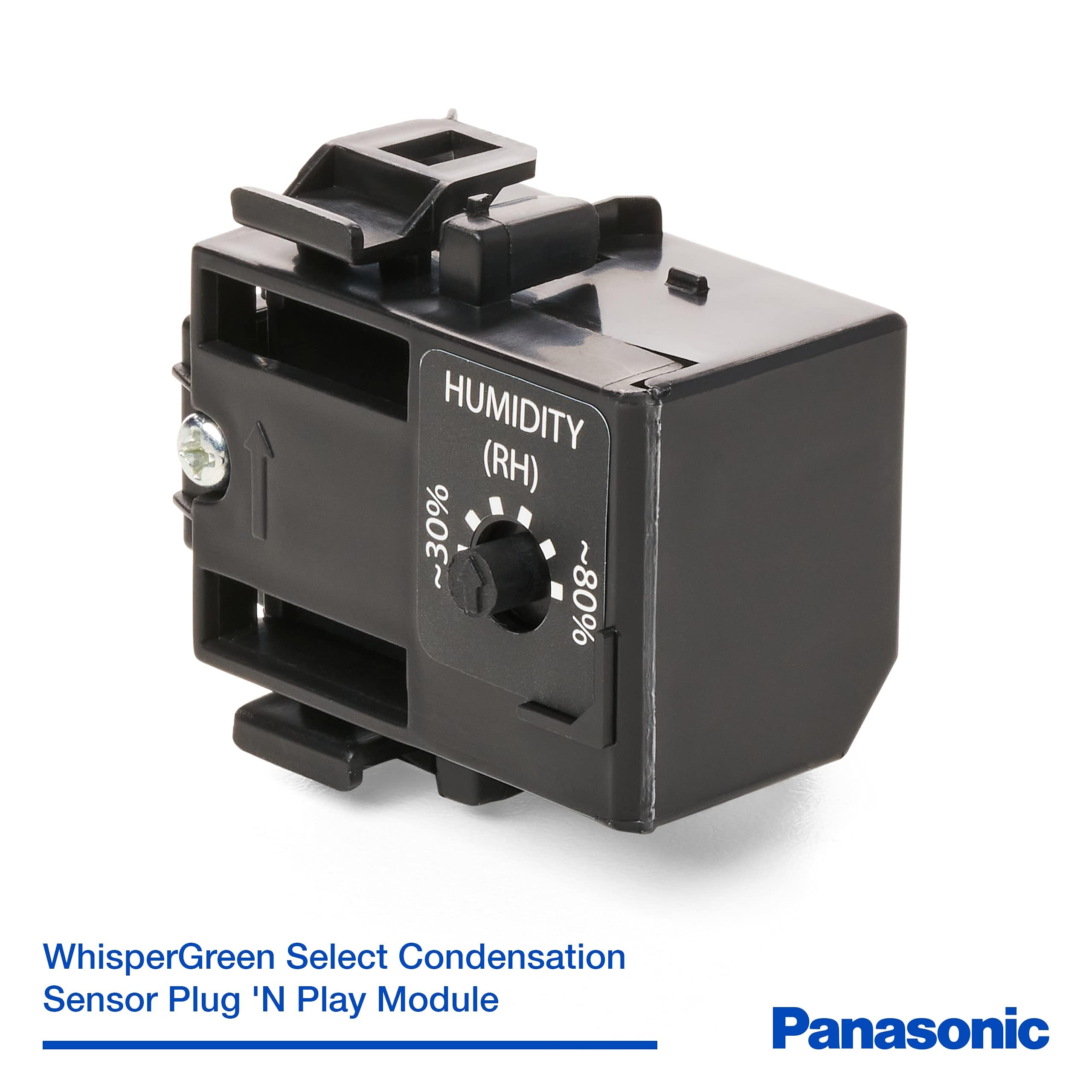 Panasonic FV-CSVK1 condensation sensor module installation view highlighting plug-n-play setup.