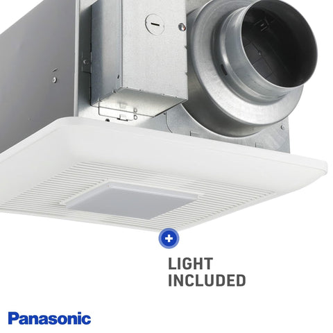 Panasonic WhisperCeiling 1W night light provides gentle guidance at night.